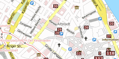 Antoniterkapelle  Mainz Stadtplan