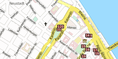 Stadtplan Christuskirche  Mainz