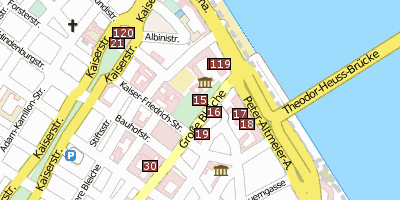 Dativius-Victor-Bogen Stadtplan